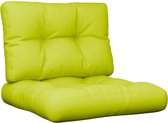 vidaXL Coussins de vidaXL en palette 2 pcs Vert vif