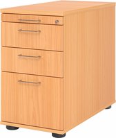 SIGNA SC40 BS - Conteneur à roulettes en bois de hêtre avec système d'accrochage