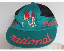 Pet - Jongens - Groen / zwart - First national match - 54 cm