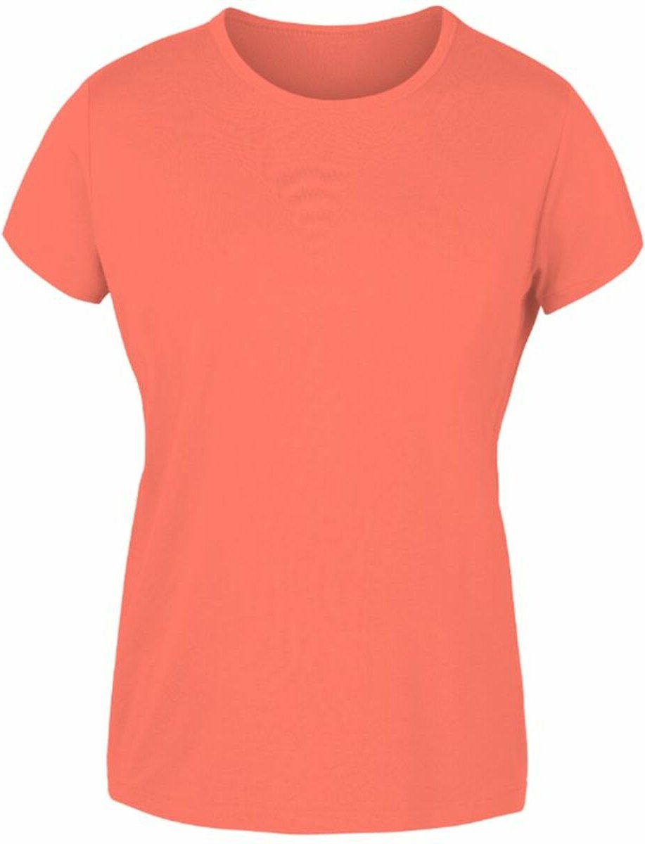 Dames-T-Shirt met Korte Mouwen Joluvi Combed Berg Zalm