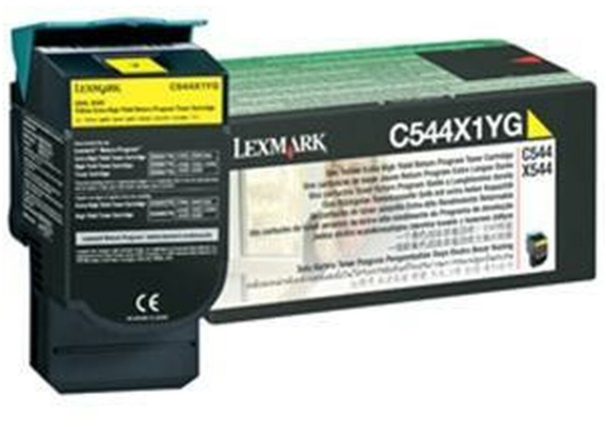 Toner Lexmark C544X1YG Yellow