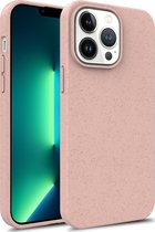 Mobigear Hoesje geschikt voor Apple iPhone 15 Plus Telefoonhoesje Eco Friendly | Mobigear Bio Backcover | iPhone 15 Plus Case | Back Cover - Roze