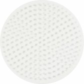 Onderplaat - transparant - kleine cirkel - d: 9 cm - 2 stuks