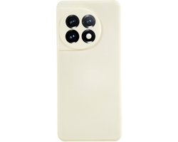 Coverup Hoesje - Geschikt voor OnePlus 11 5G Hoesje - Coverup Colour TPU Back Cover - Ecru