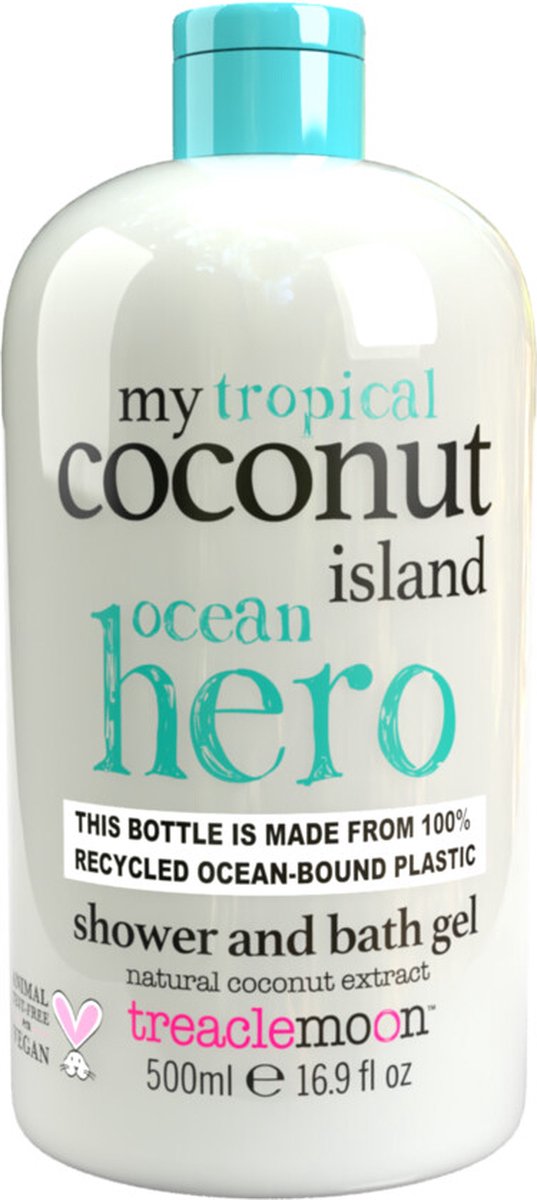 6x Treaclemoon Bad en Douchegel My Coconut Island 500 ml