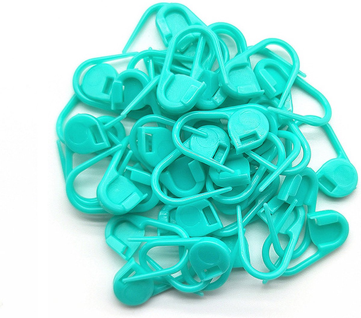 Miro Ecommerce Plastic veiligheidsspelden 50 stuks veiligheidsspelden klein Licht meer blauw
