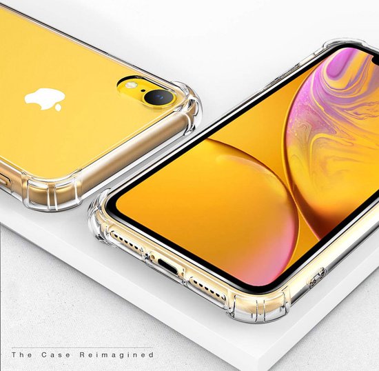 Coque de téléphone pour Apple iPhone XR, robuste, transparente, coque arrière résistante aux chocs, couleur transparente transparente