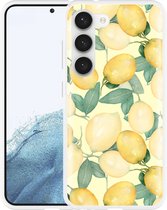 Cazy Hoesje geschikt voor Samsung Galaxy S23 Lemons
