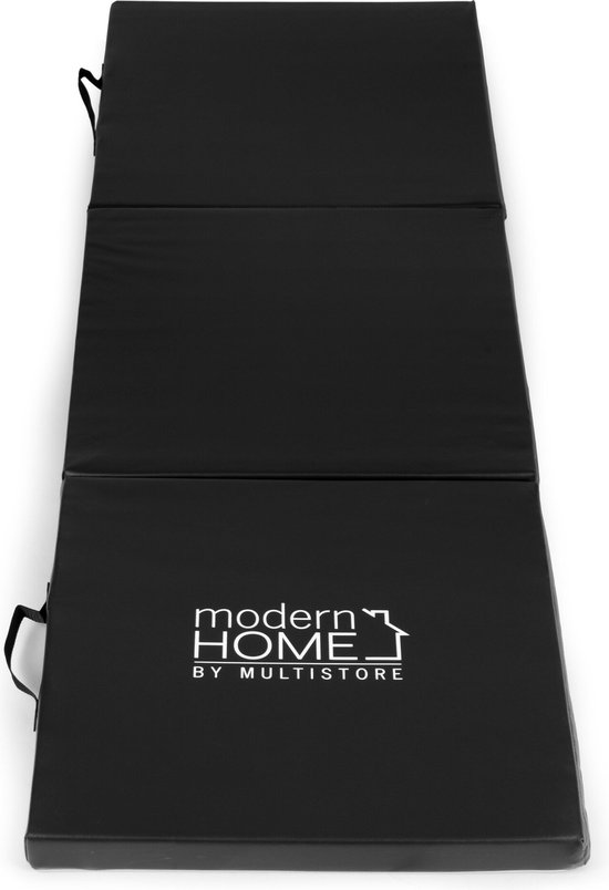 Yogamat - fitness mat - 5cm dik - 182x60 cm - zwart van Yogamat — afbeelding 4