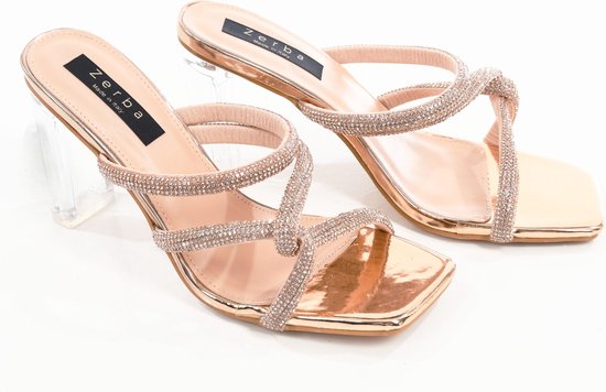 ZERBA Sandale Femme - Taille 39 - Cuir Rose Cuir - Adria