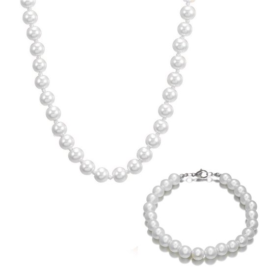 Sorprese - Shell & bracelet coquillage - look perlé - collier femme - collier perle - cadeau - Modèle W