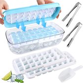 Ice Cube Tray, Ice Cube Tray, Ice Cube Tray with Lid, Ice Cube Tray, Silicone Ice Cube Tray for Separates Quickly Ice Cubes Storage Space Ice Cube Tray Reusable 48 Ice Cube Tray