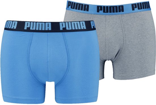 Puma Boxershorts Basic 2-pack Regal Blue / Mid Gey