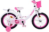 Vélo pour enfants Volare Ashley - Filles - 16 pouces - Wit