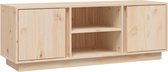 vidaXL - Tv-meubel - 110x35x40,5 - cm - massief - grenenhout