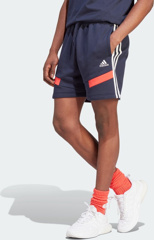 adidas Sportswear Colorblock Short - Heren - Blauw- M