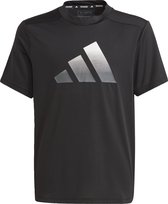 adidas Performance Train Icons AEROREADY Logo T-shirt - Kinderen - Zwart- 152
