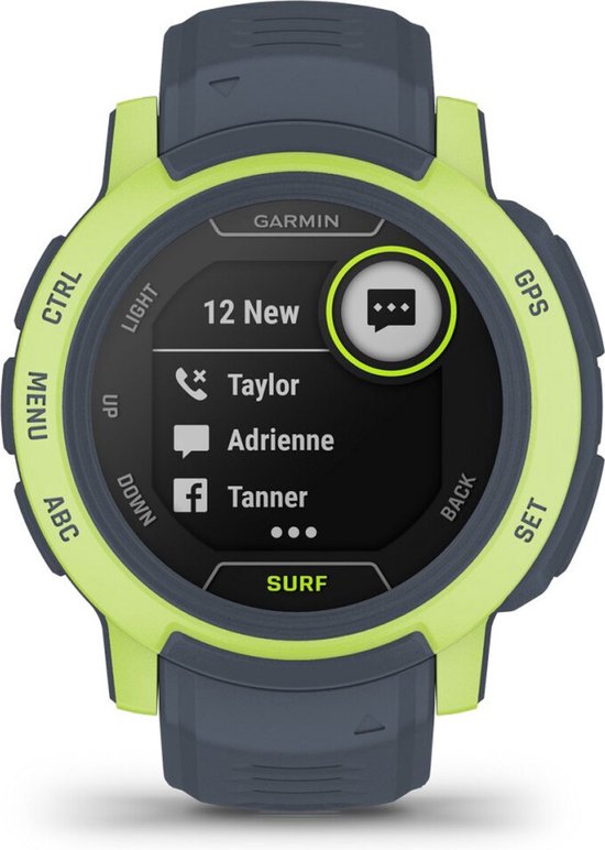 Garmin Instinct 2 - Sporthorloge met GPS - Smartwatch voor heren - 45mm - Surf Edition Mavericks