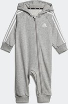 adidas Sportswear Essentials 3-Stripes French Terry Bodysuit Kids - Kinderen - Grijs- 68