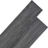 vidaXL - Vloerplanken - niet-zelfklevend - 5,26 - m² - 2 - mm - PVC - zwart - en - wit