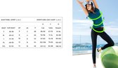 Mila - Crop top - Sportswear dames - Yoga top - Sport Bra (S-207)- SALE- Maat M - ZALM-ROZE-MELANGE - Maat M - ZALM-ROZE-MELANGE