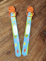 Bracelets Tutu-Band® - Set de 2 porte-noms SOS pour enfants - Poisson