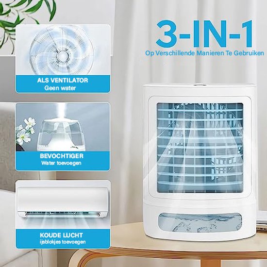 Draagbare airconditioners Draagbare mini-airconditioner Ventilator