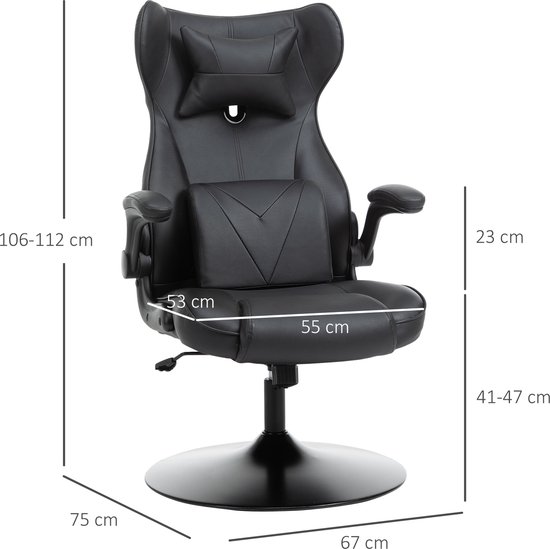 ALFORDSON Gamingstoel, racestoel met 2-punts massage voor games, ergonomische computerstoel met lendenkussen, in hoogte verstelbaar, stof, grijs