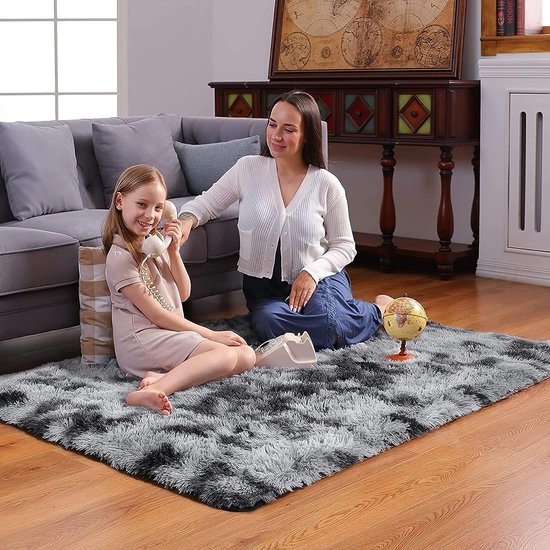 Hoogpolig - Roze - 200x300 cm - Keuken - Met antislip - Vloerkleed