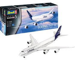 Revell Modelbouwpakket Vliegtuigen - 03891 Boeing 747-8 - Lufthansa - New Livery Plastic - 1:144 - Modelbouw