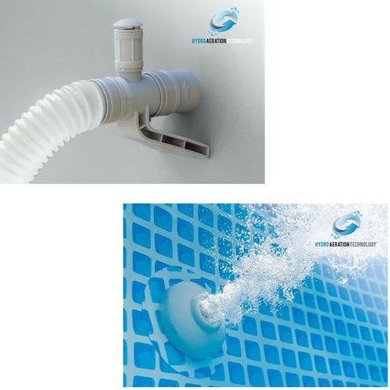 WAYS - Maintenance de la piscine - 2x Pompe de Chauffage et de filtration de piscine 2271 L/h & 6 Filtres Type A & Brosse à récurer WAYS