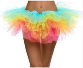 Extra korte tutu regenboog tule rokje - XS-S-M ballet pride 146 152 158 164