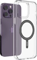 iPhone 14 Max Magsafe Hoesje - Transparant Magsafe Case - extra sterke magneet - doorzichtig Telefoonhoesje - Geschikt voor iPhone 14 Max