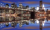 Fotobehang Vlies | New York | Grijs | 368x254cm (bxh)