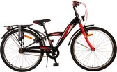 Vélo pour enfants Volare Thombike - Garçons - 24 pouces - Zwart Rouge - Deux freins à main