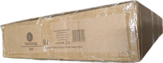 Buxibo Houten Klimrek Naturel - Montessori Speelgoed - 74x60 cm - Naturel van Buxibo — afbeelding 2