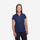 NOMAD® Polo Dames | Maat XL | Blauw | Polo Shirt Korte Mouw | Luchtig Katoen | Sneldrogend