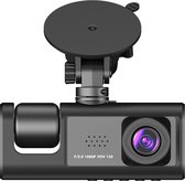 VCTparts Dashcam HD 1080P Auto Recorder met Binnenzijde Camera Zwart