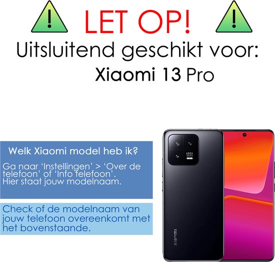 Xiaomi 13 Pro Case Cover Housse antichoc avec protecteur d'écran - Transparent