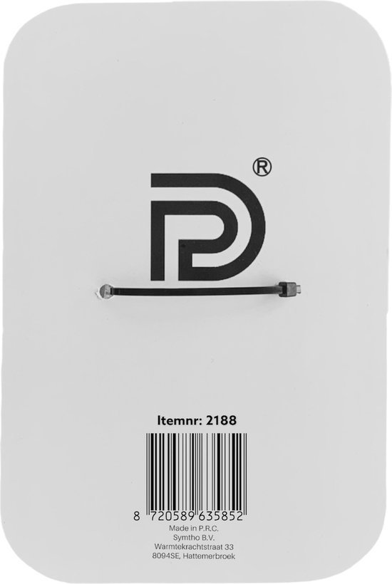 PD® - Deurbel Universeel - Zwarte deurbel met witte knop - Opbouw deurbel - 2 draads — afbeelding 5