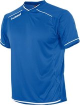 hummel Leeds Shirt km Sport Shirt Enfants - Bleu - Taille 140