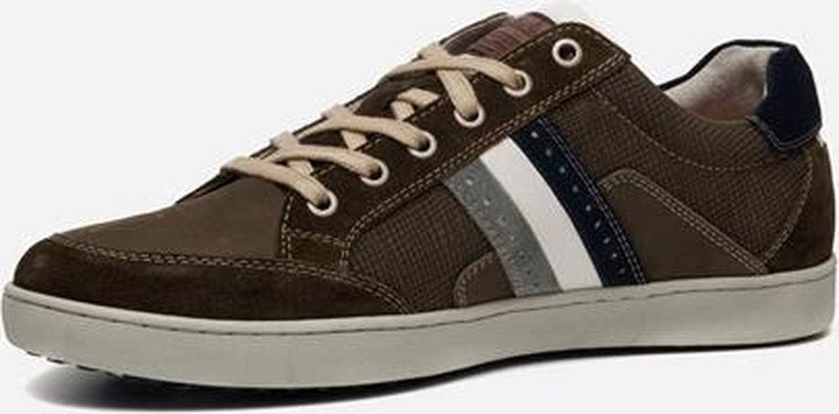 Australian Footwear Heren Sneakers Lombardo Green Leather Groen