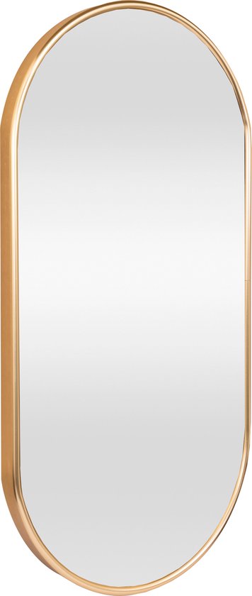 Spiegel Picciano hangend 30x60 cm goudkleurig