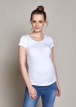 Crewneck T-Shirt Petra (Short Sleeve) - White (001), L