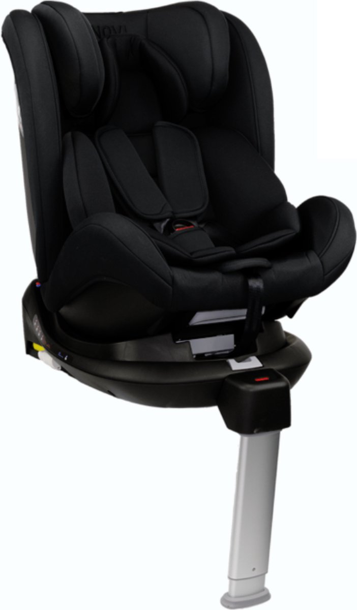 Novi Baby® David Premium - Autostoel - Groep 0-1-2-3 - Isofix - 360° draaibaar - Zwart