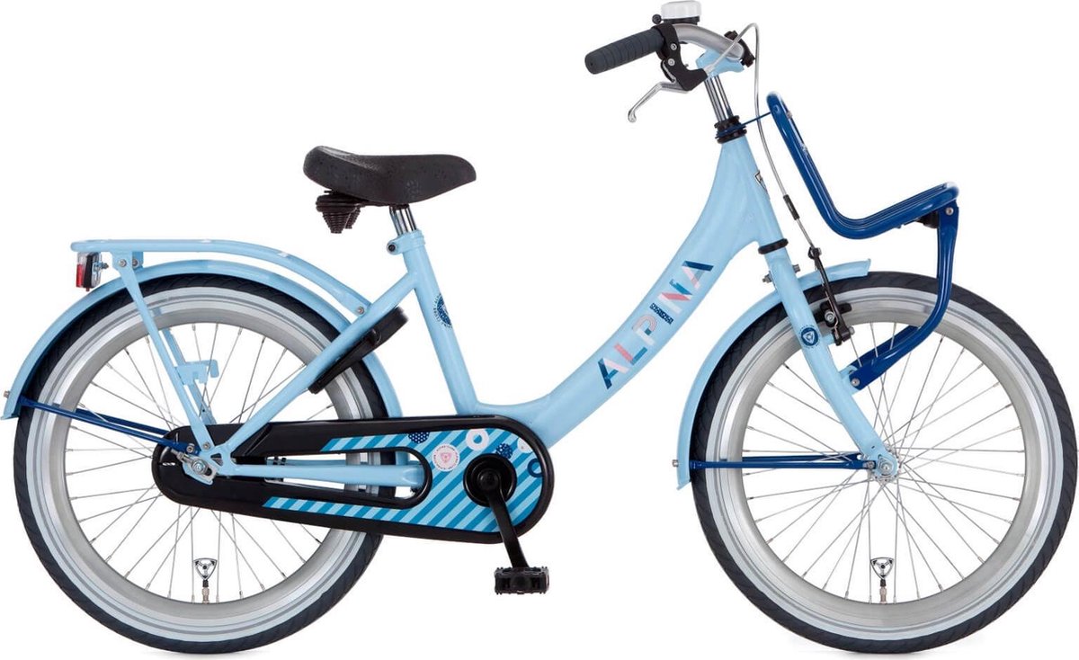 boerderij Respectievelijk kooi Alpina Fiets Clubb Meisjes 22 Inch Ice Blue | bol.com