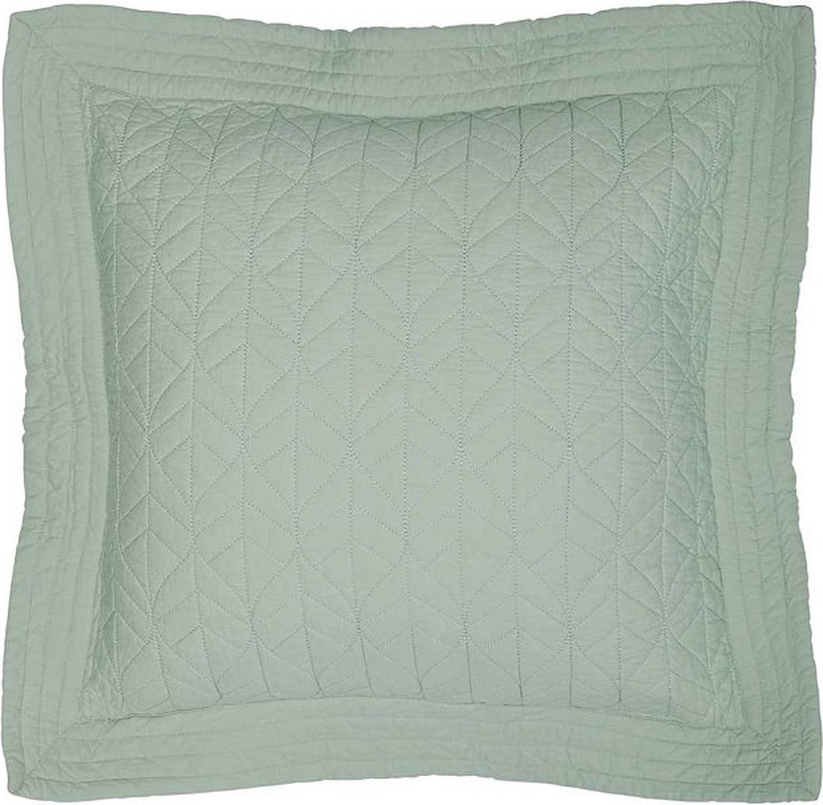 PiP Studio - Leaves Quilty - Sierkussen - 60x60 cm - Green