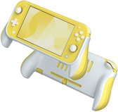 YONO Controller Case geschikt voor Nintendo Switch LITE - Ergonomische Grip Console Hoesje - Beschermhoes Accessoires - Geel