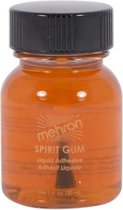 Mehron Spirit Gum voor het plakken van valse snorren, baarden, neuzen en kale koppen - 30 ml