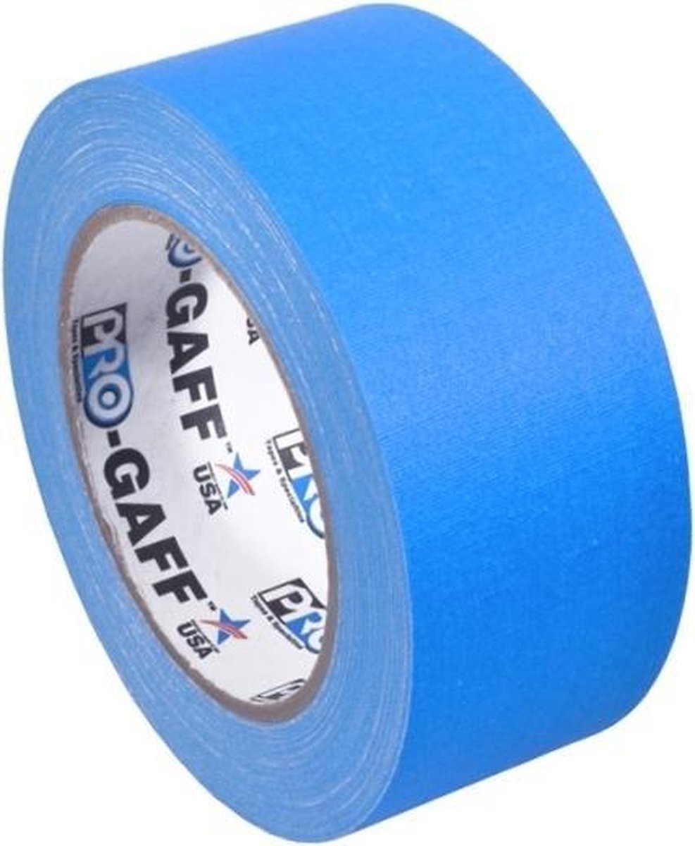 Pro Gaff neon gaffa tape 48mm x 22,8m blauw